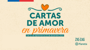 Afiche concurso Cartas de Amor de la Biblioteca de Santiago