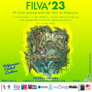Afiche descriptivo de la séptima edición de la Feria Internacional del Libro de Valparaíso